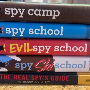 Spy School books series. Great used condition.